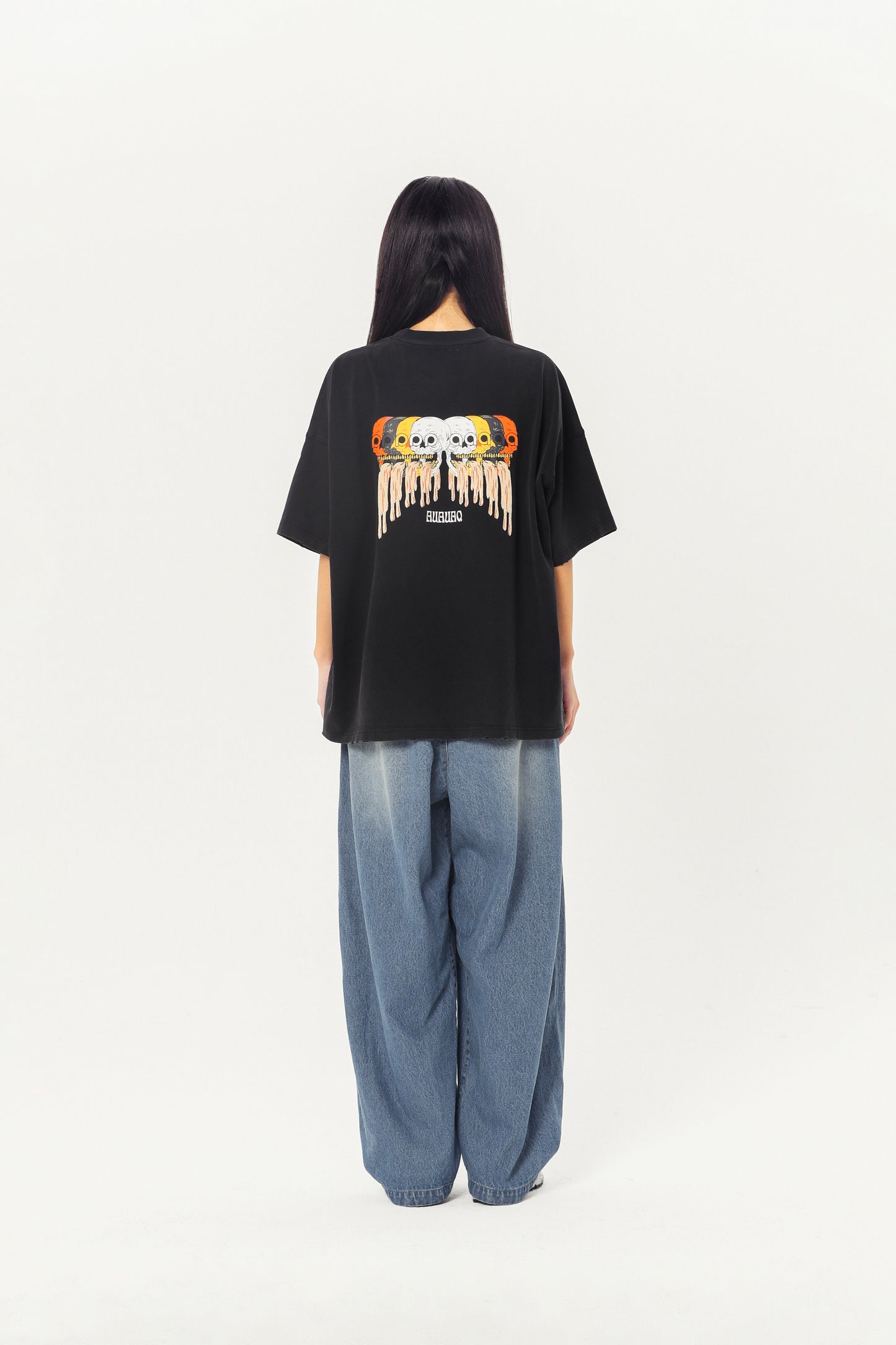 Embroidered Heavyweight Tee - Black