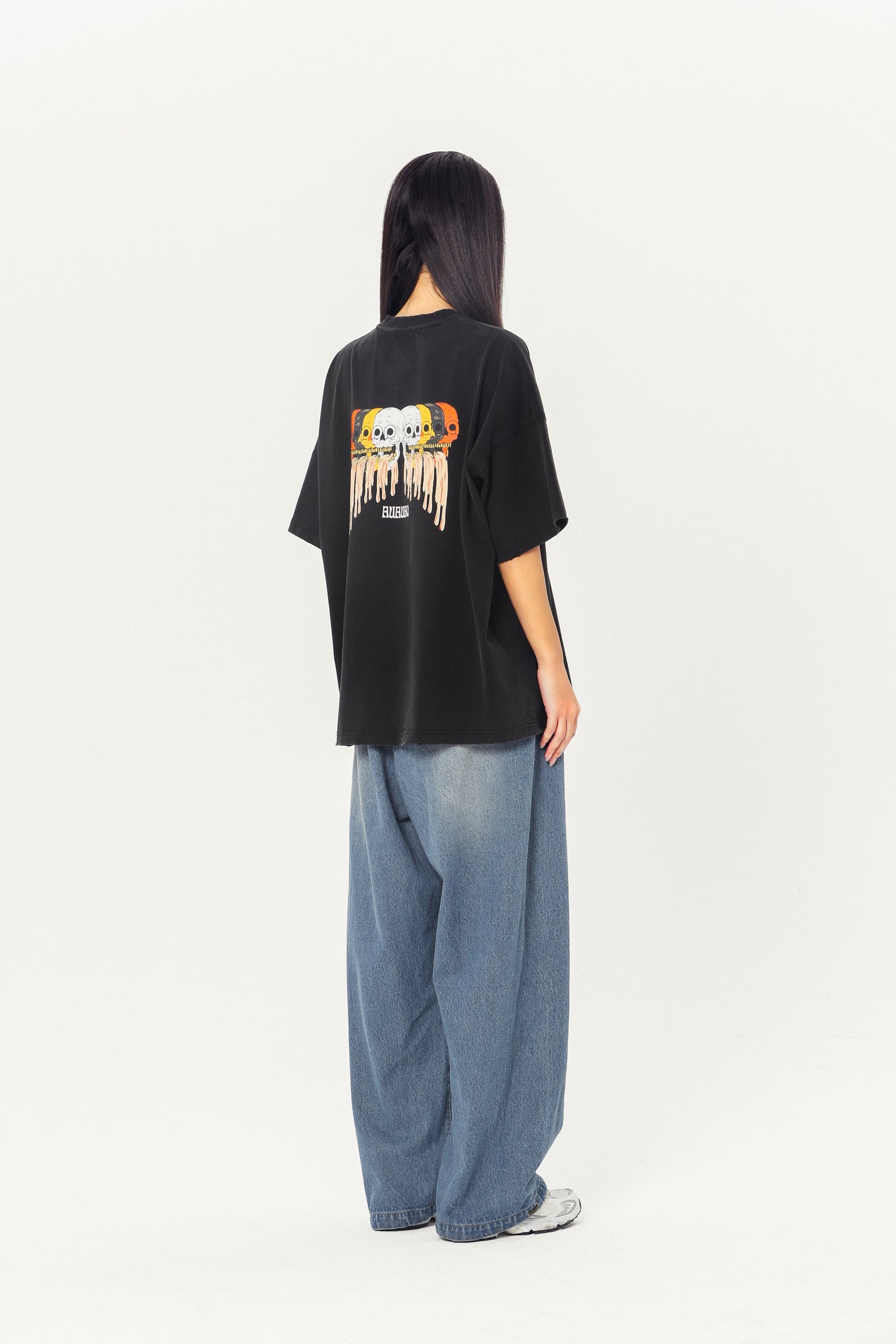 Embroidered Heavyweight Tee - Black
