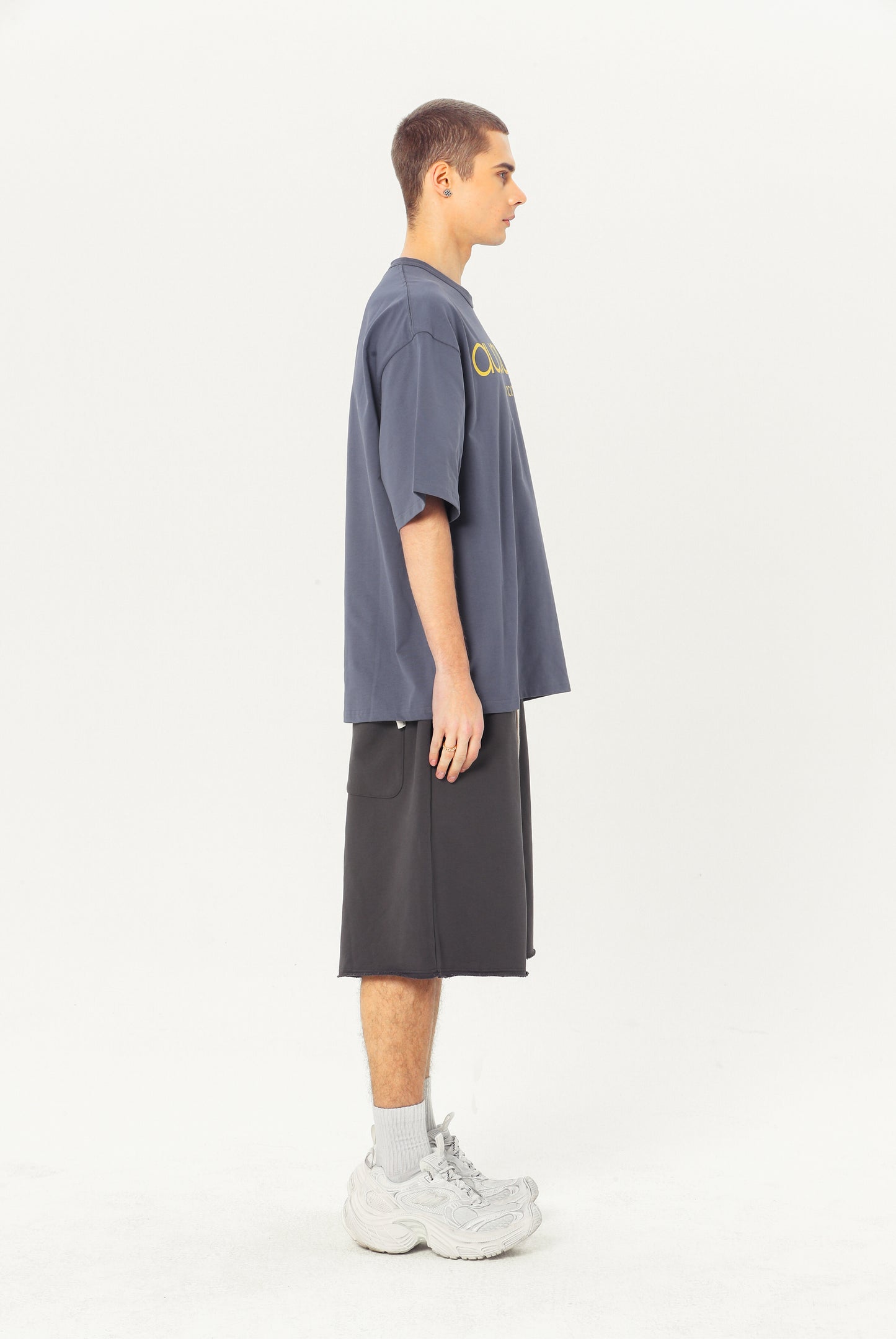 Basic Heavyweight Tee - Navy-Blue