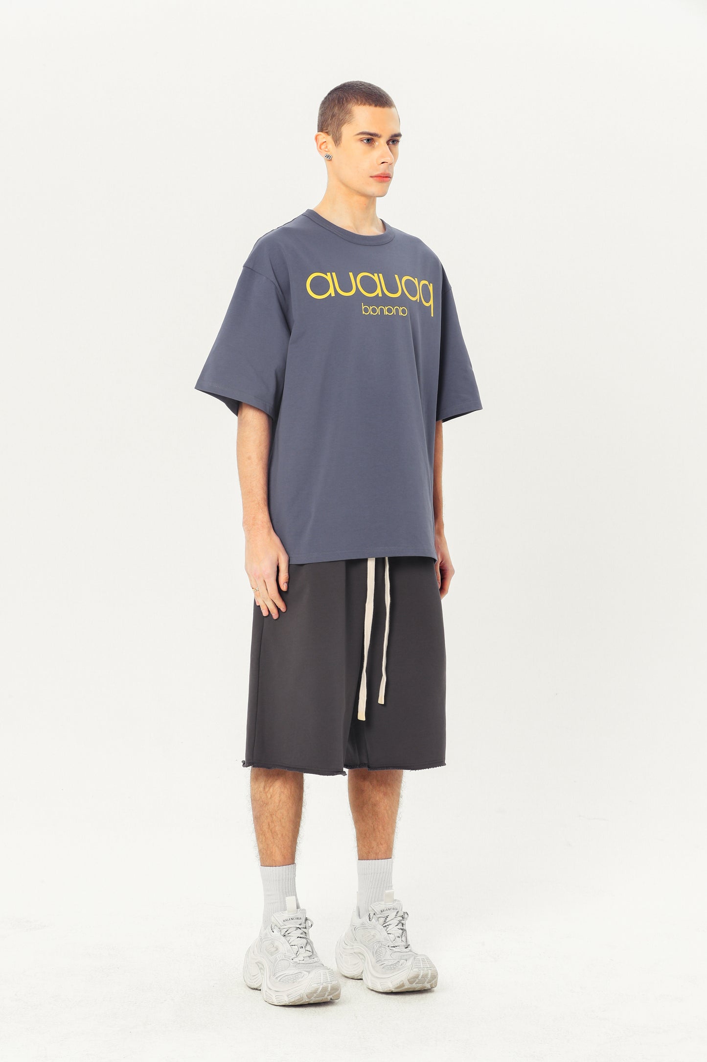 Basic Heavyweight Tee - Navy-Blue