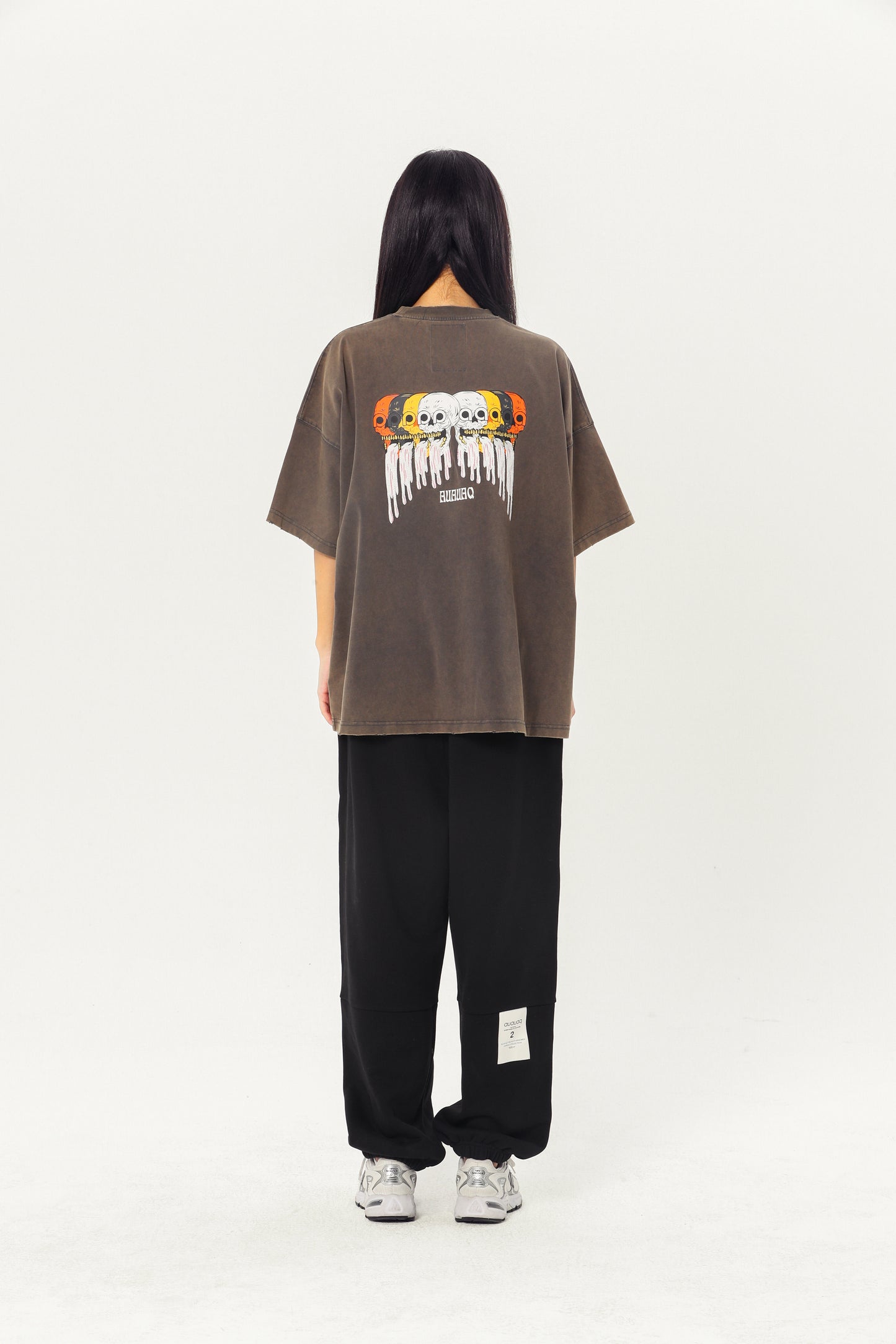 Embroidered Heavyweight Tee - Gray