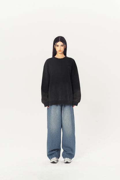 Crewneck Top - Black