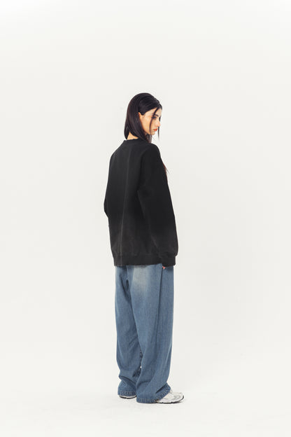 Crewneck Top - Black