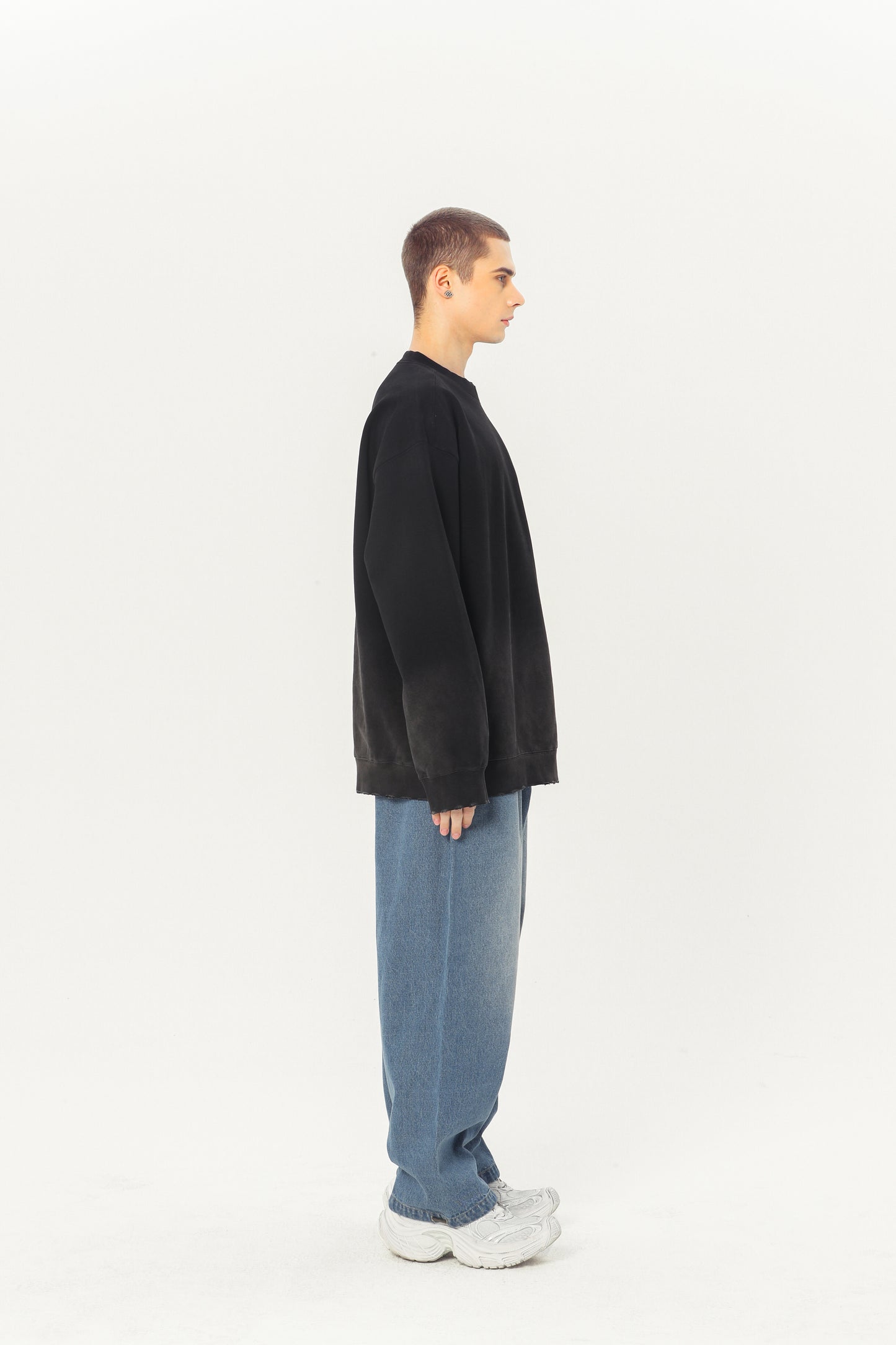 Crewneck Top - Black