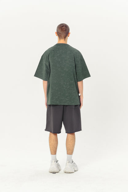 Basic Heavyweight Tee - Dark-Green