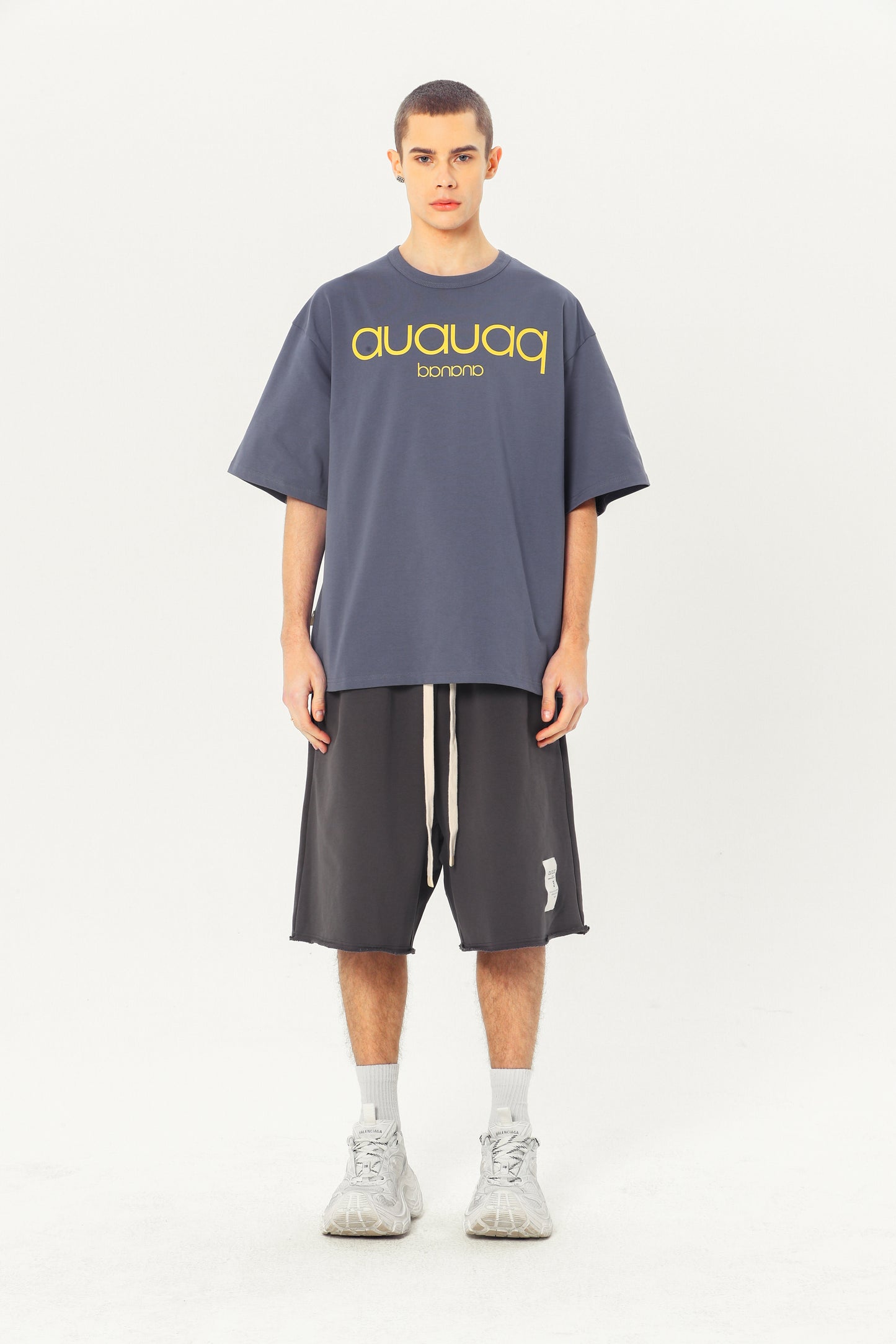 Basic Heavyweight Tee - Navy-Blue