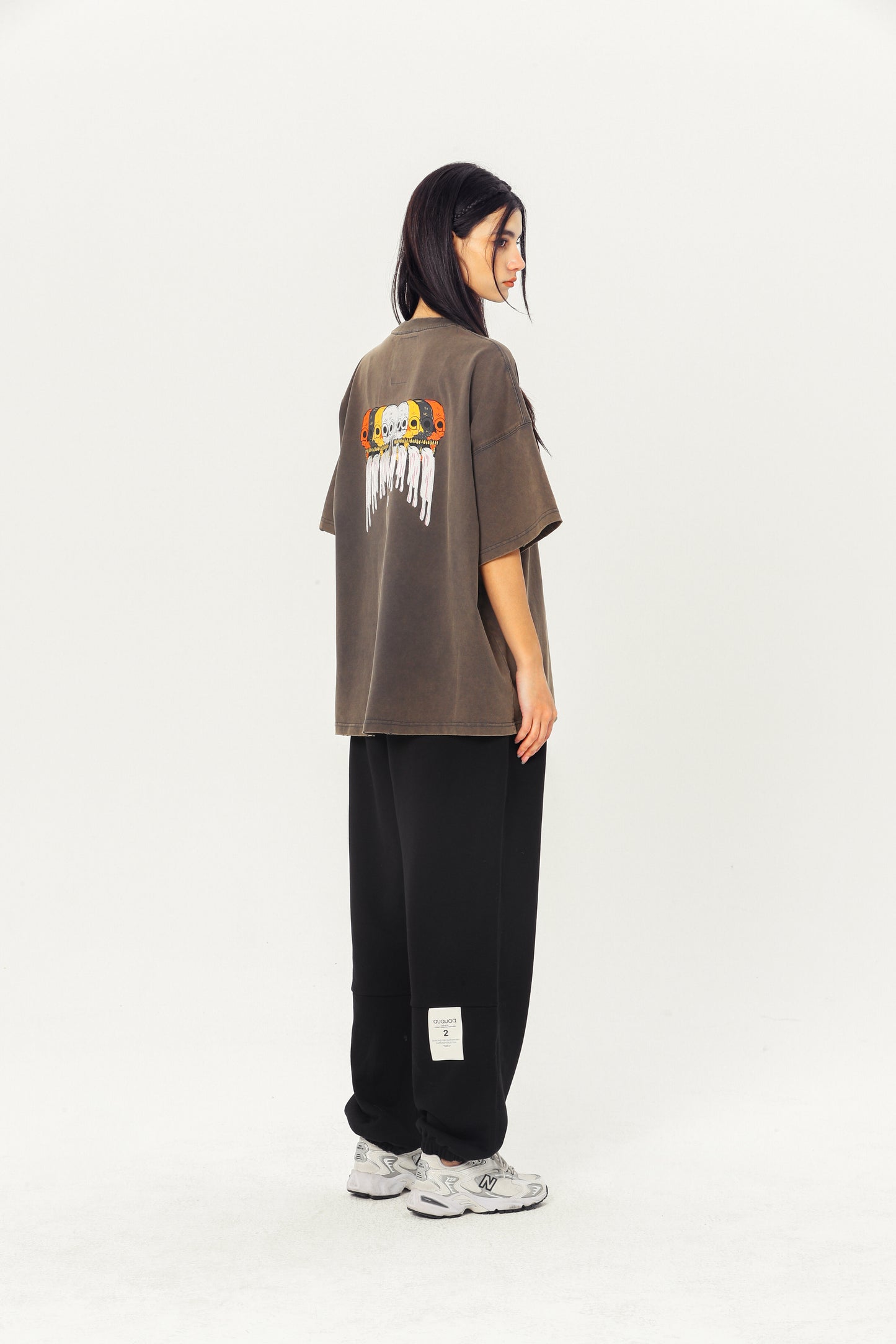 Embroidered Heavyweight Tee - Gray